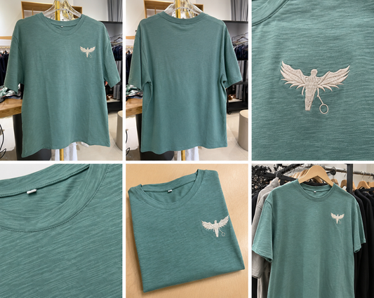 Oncewing Wind Tee — Bamboo Cotton Badminton T-Shirt | Teal | Oncewing Shop Canada